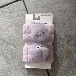 Urban Outfitters Kids' Lavender Fuzzy Hair Bands